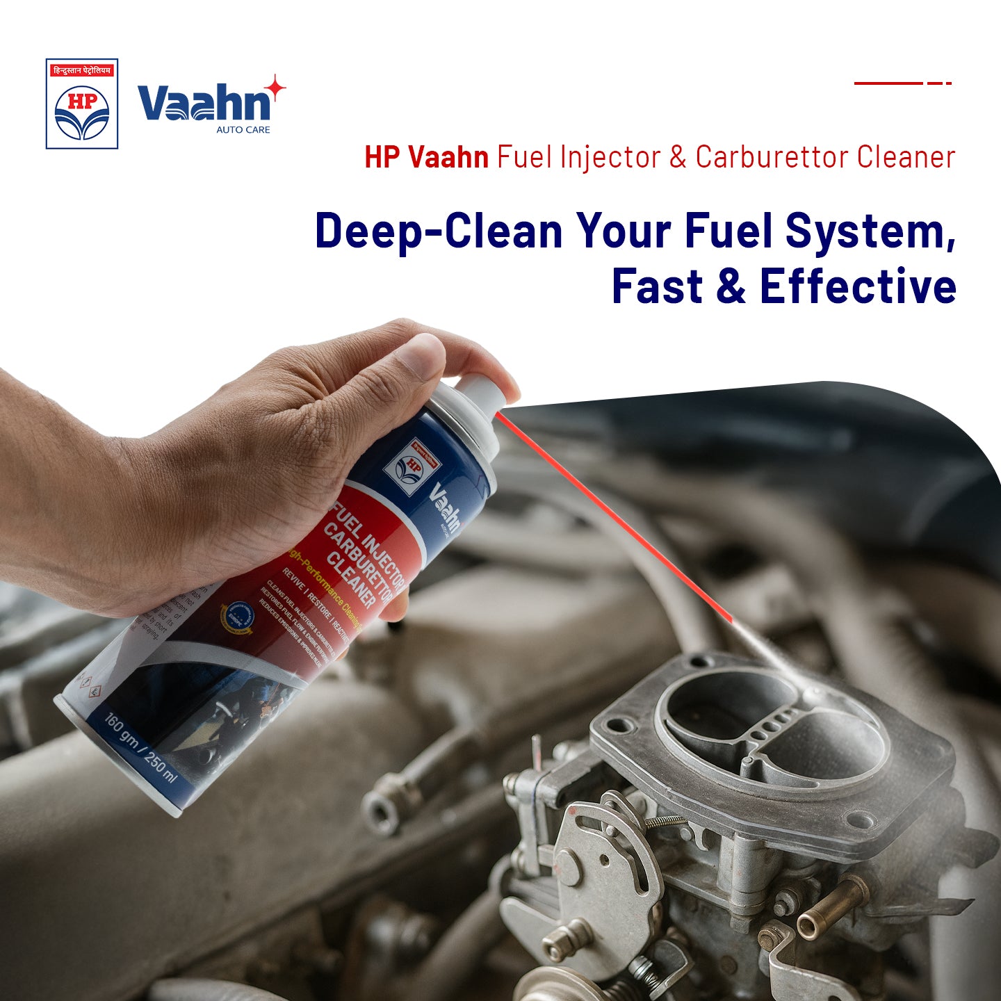 HP Vaahn Fuel Injector & Carburettor Cleaner 250 ml