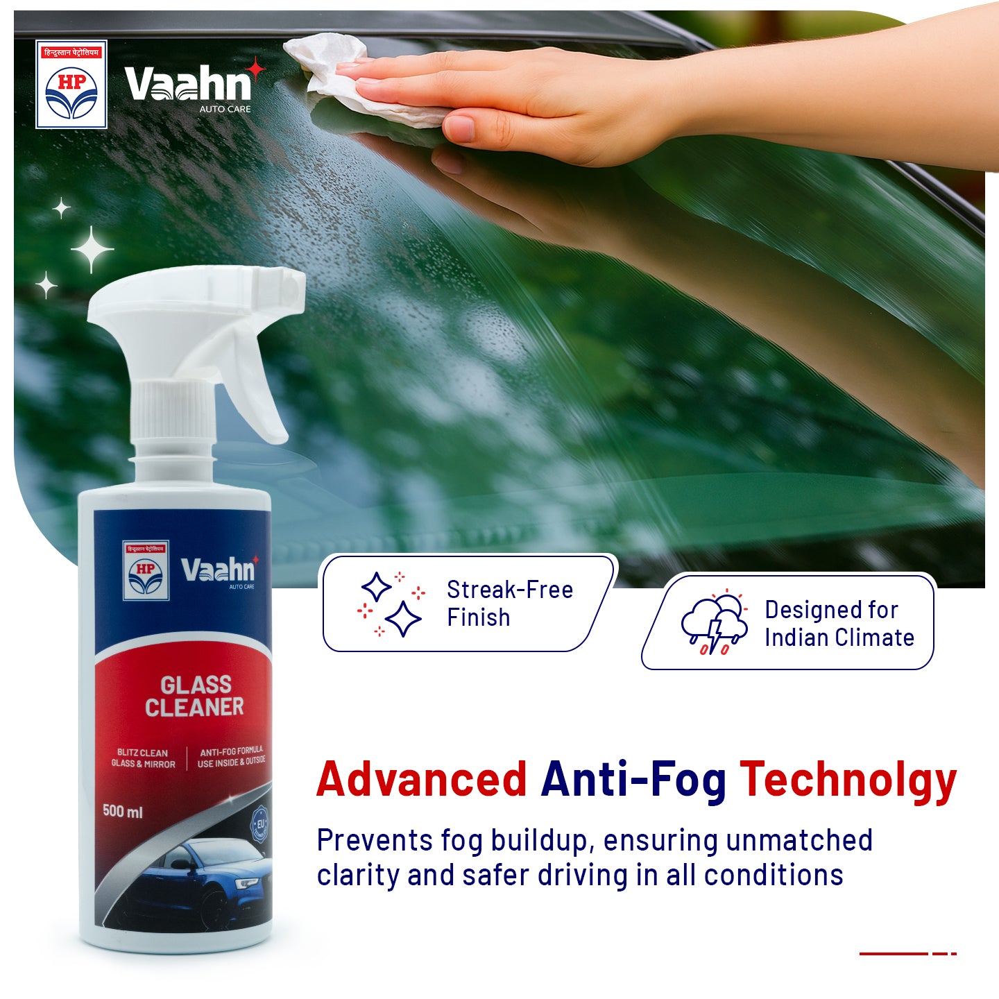 HP Vaahn Glass Cleaner 500 ml