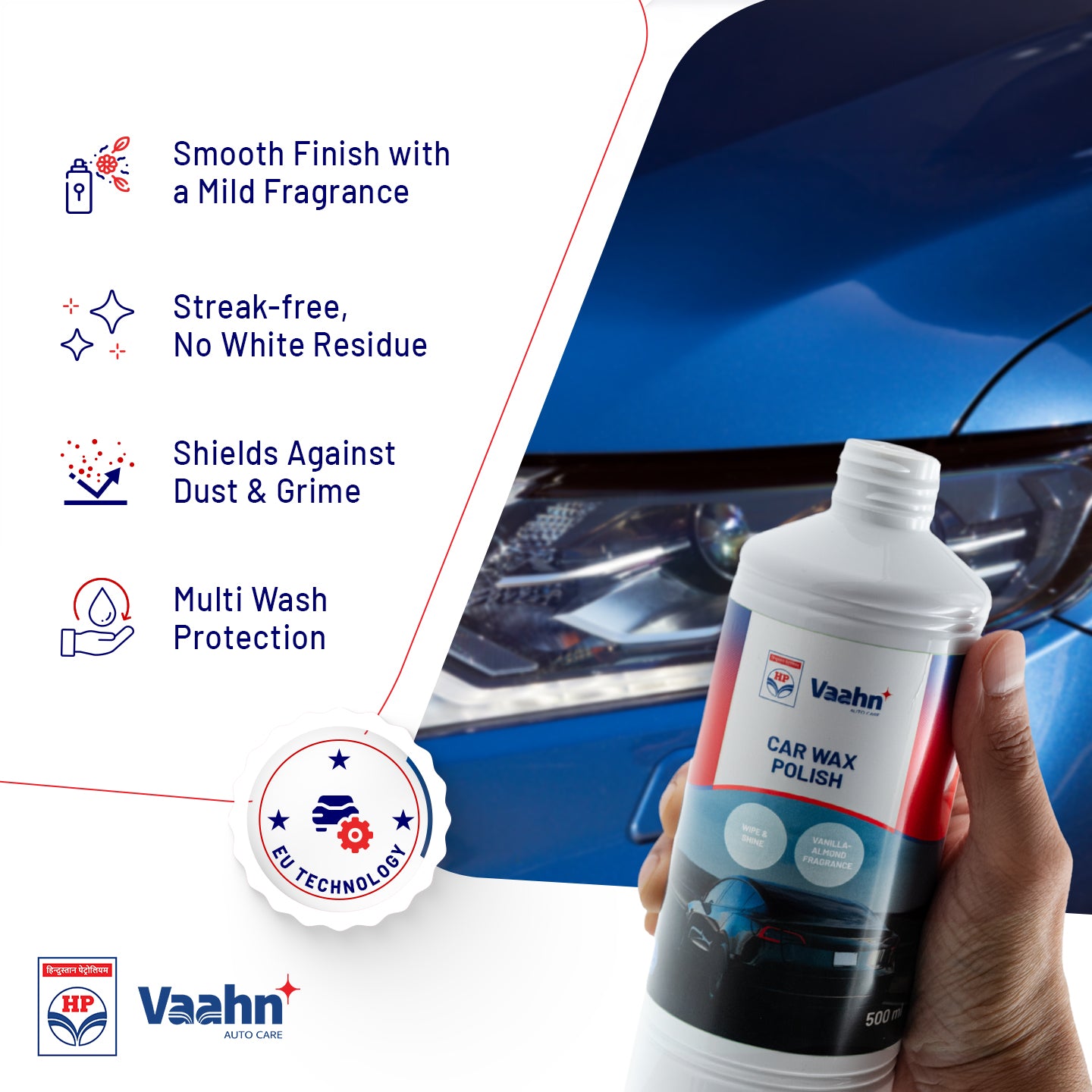 HP Vaahn Car Wax Polish 500 ml