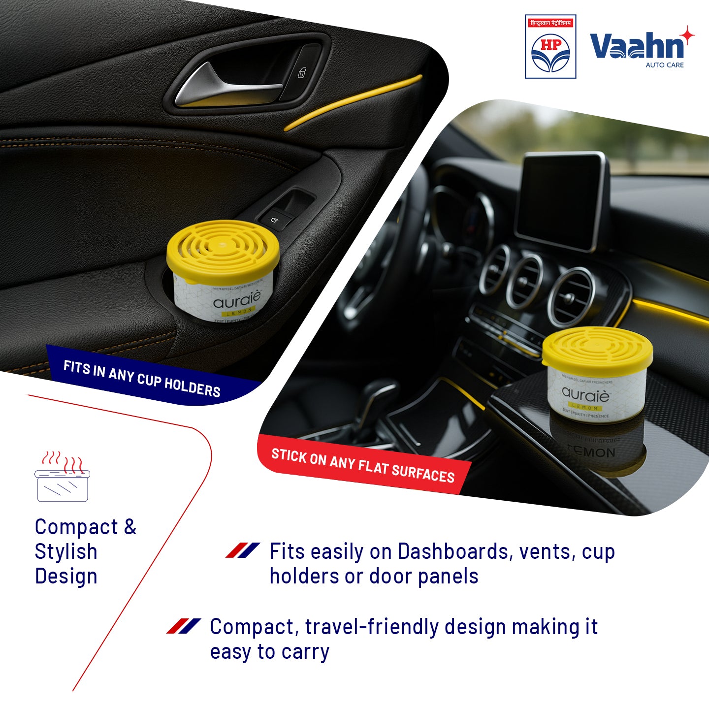 HP Vaahn Gel Air Freshener — Lemon 80 g