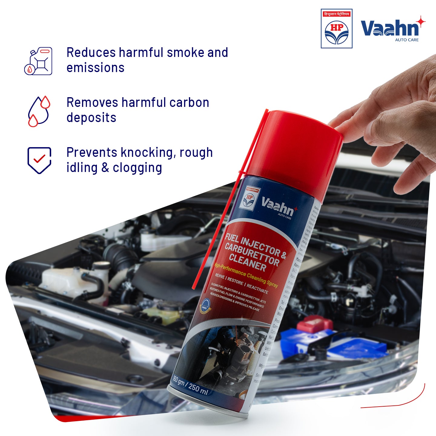 HP Vaahn Fuel Injector & Carburettor Cleaner 250 ml