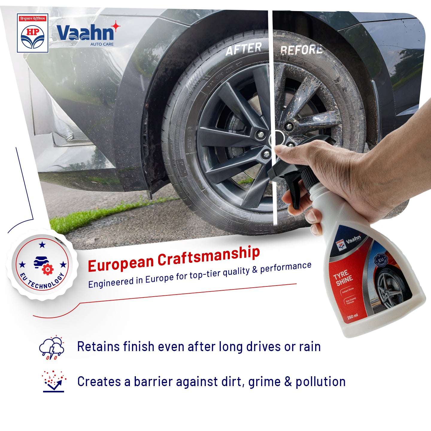 HP Vaahn Tyre Shine 250 ml