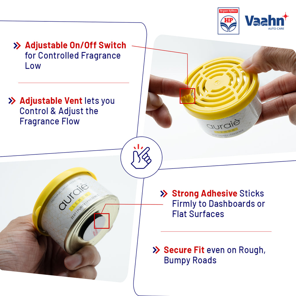 HP Vaahn Gel Air Freshener — Lemon 80 g