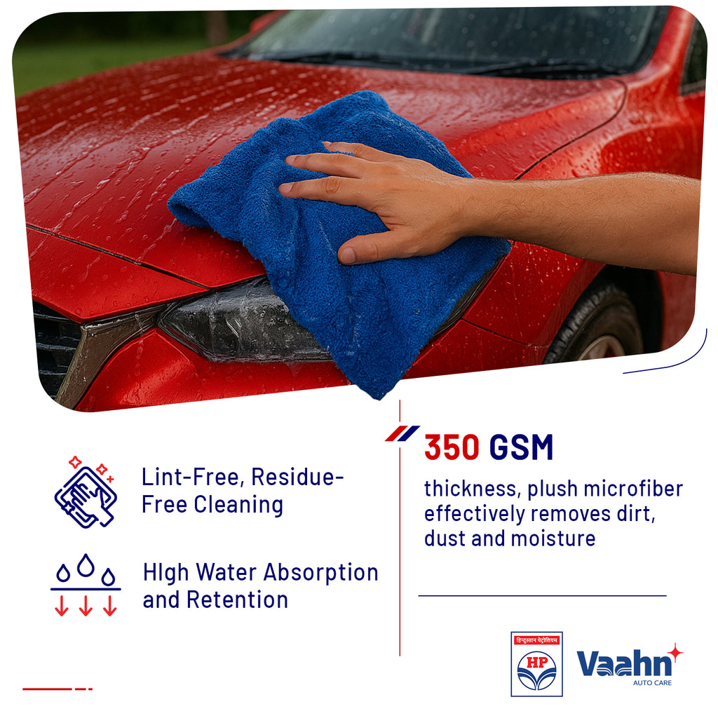 HP Vaahn Microfiber Cloth 40×40 (500 GSM Double Sided) Single