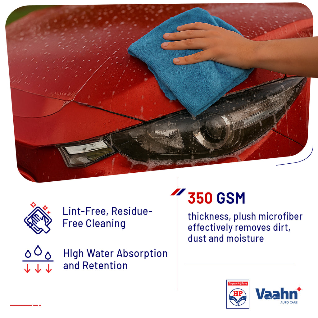 HP Vaahn Microfiber Cloth 40×40 (340 GSM) Pack of 3