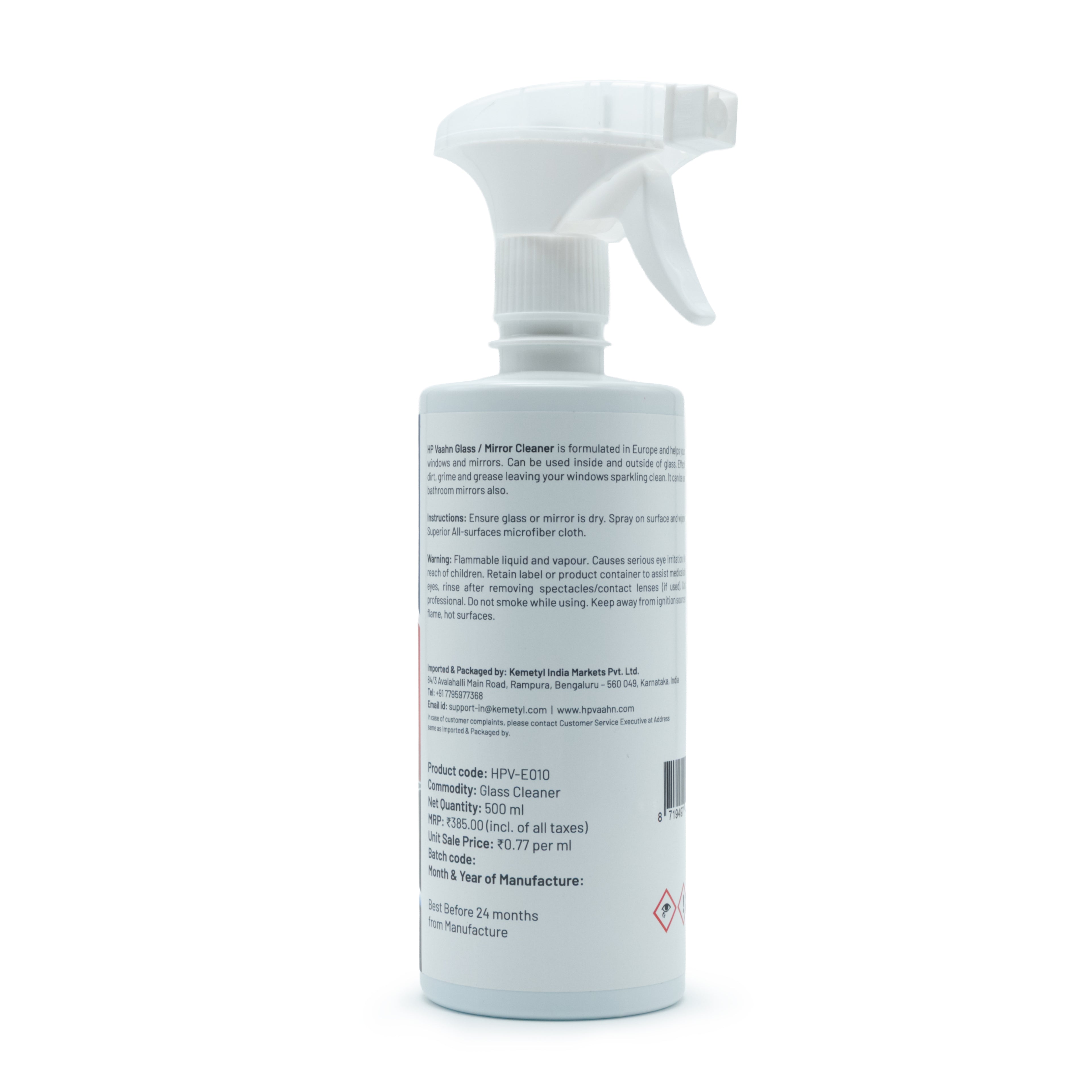 HP Vaahn Glass Cleaner 500 ml