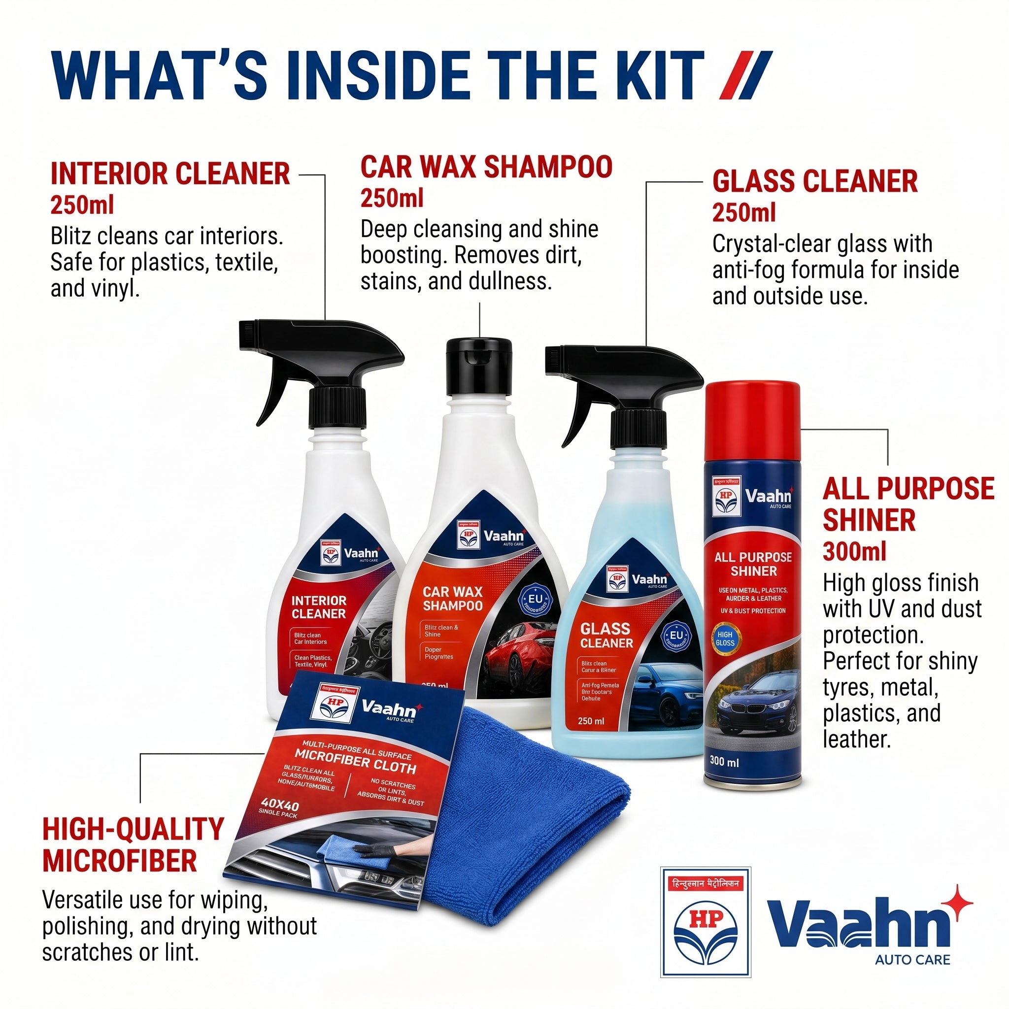 HP Vaahn Complete Car Care Kit