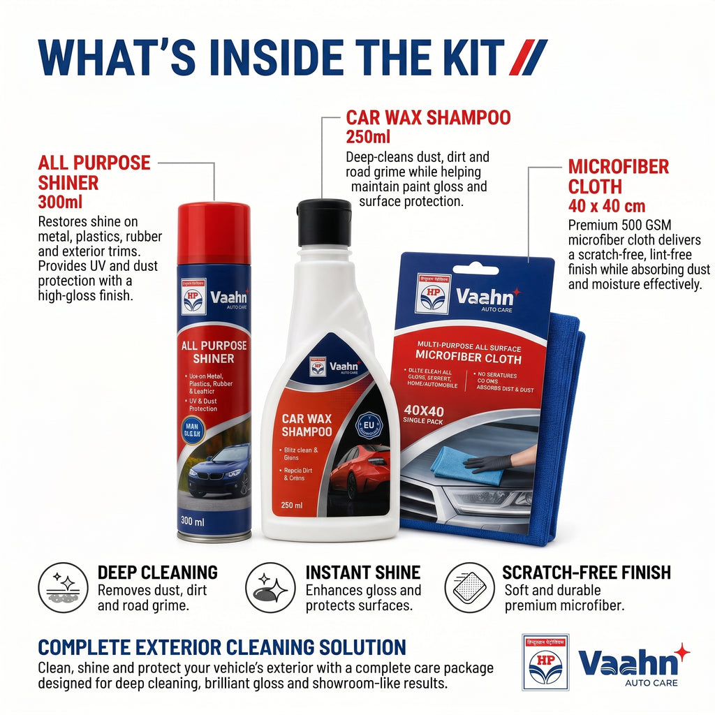 HP Vaahn Car Exterior Cleaning Kit