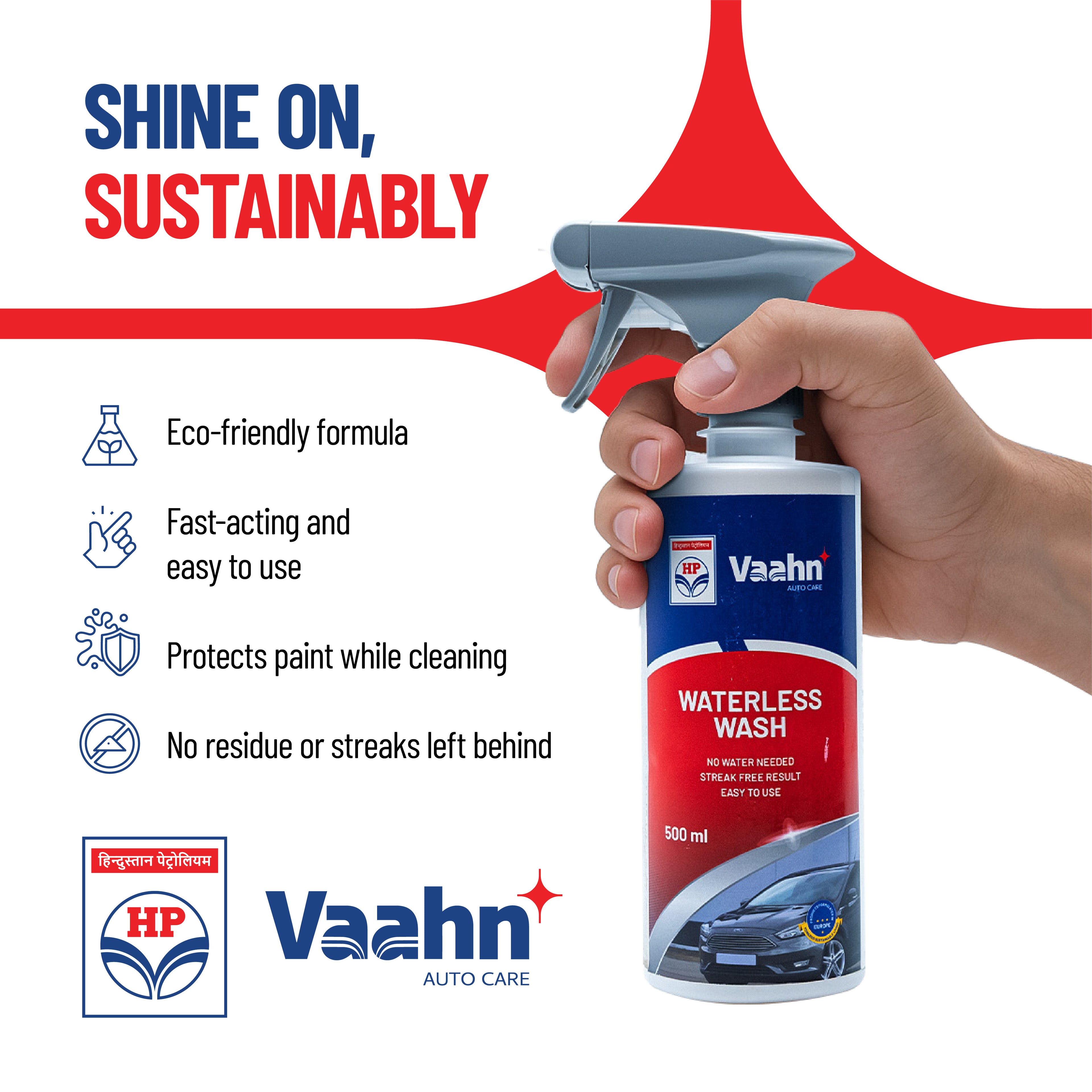 HP Vaahn Waterless Wash 500 ml
