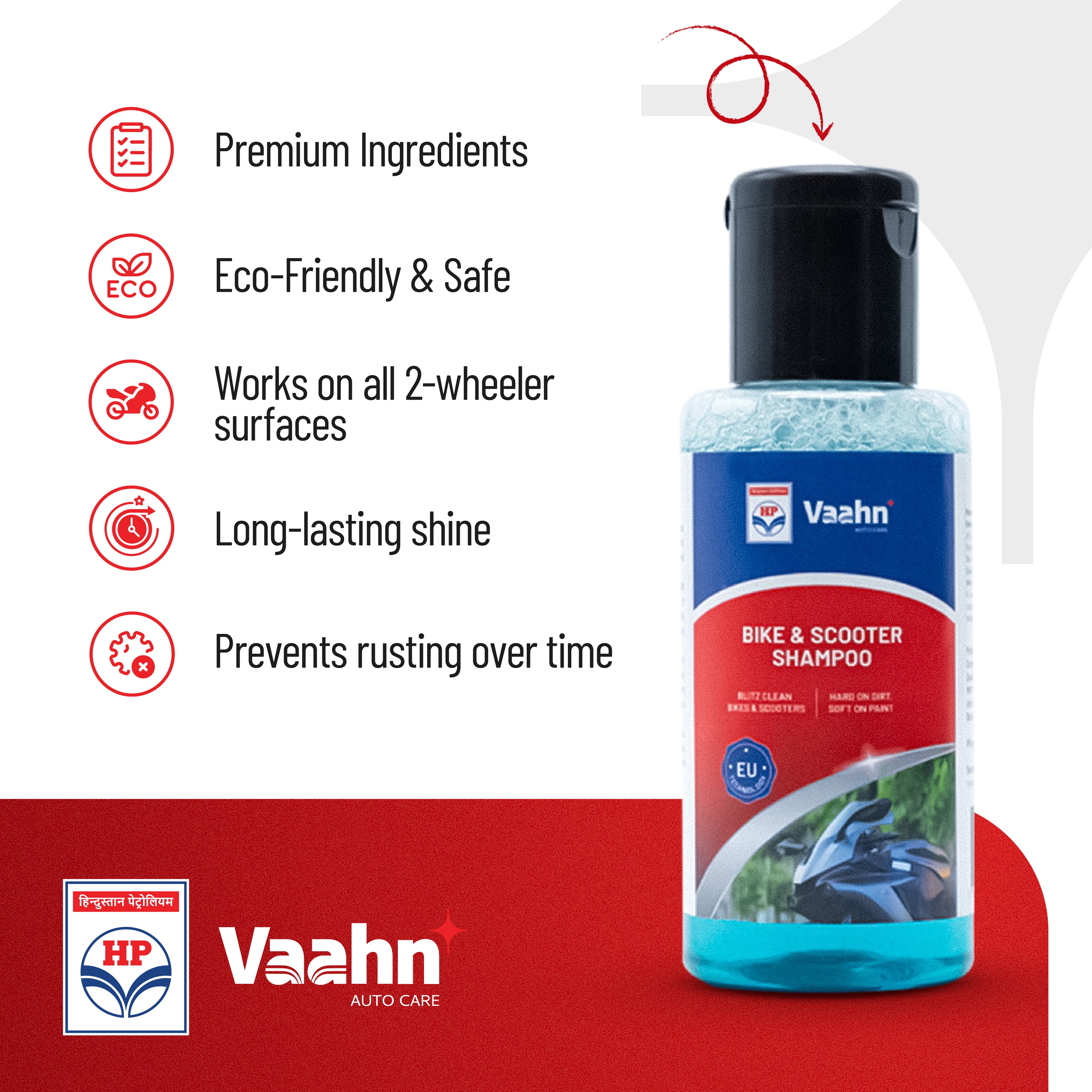 HP Vaahn Bike & Scooter Shampoo 100 ml