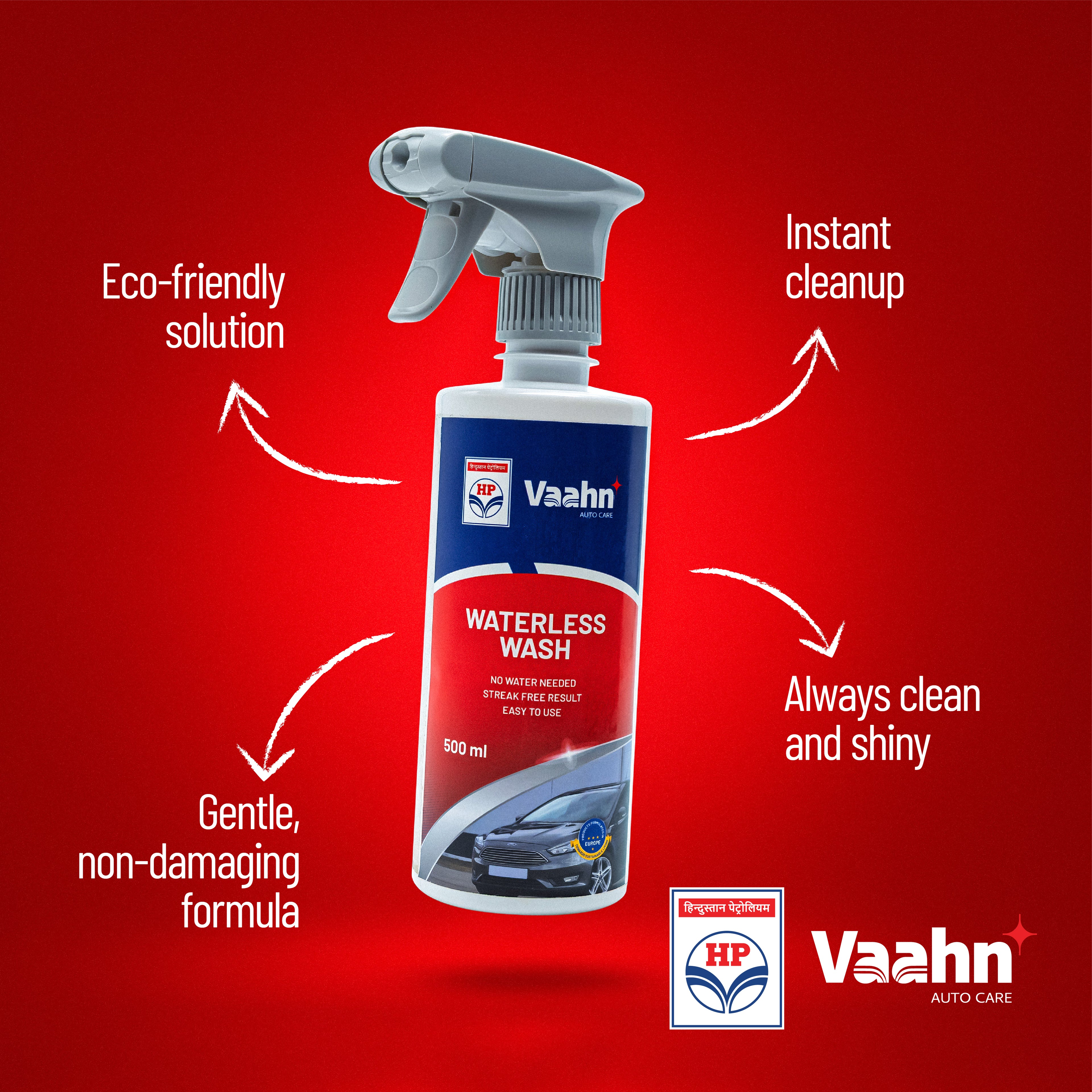 HP Vaahn Waterless Wash 500 ml
